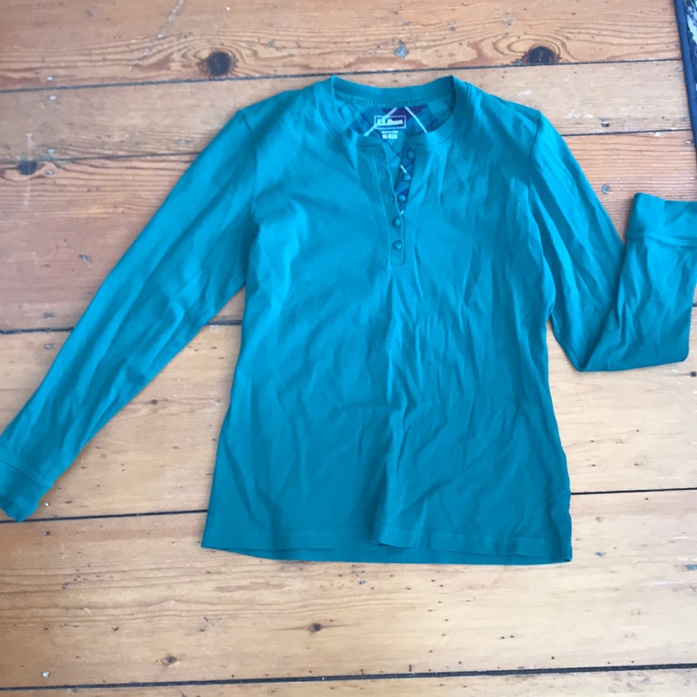 L.L bean pajama top